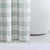 72-inch 100-Percent Cotton Fabric Shower Curtain with Green White Plaid Pattern Q280-OPCGSC235271869