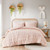 Twin/Twin XL 2-Piece Pink Pompom Hypoallergenic Microfiber Comforter Set Q280-TXFPIK895326
