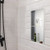 Shower Niche, 13 x 25 x 4 inch Recessed Wall Niche Double-layer, with Hollowed-out Divider,Heavy-du E415-BXGLYBKYS2C198038001V0