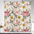 72"W x 72"H Vintage Floral Peony Pink Polyester Shower Curtain Q280-VNPAPI7272