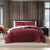 Twin Plush Sherpa Reversible Micro Suede Comforter Set in Marron Q280-RETE7436