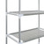 3-Tier Storage Rack over Toilet Silver 20.9"x11"x66.5 A949-282464