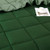 Twin/Twin XL Traditional Microfiber Reversible 3 Piece Comforter Set in Green Q280-GRTW3645