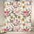 72"W x 84"H Vintage Floral Peony Pink Polyester Shower Curtain Q280-VNPAPI7284