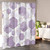 72"W x 78"H Abstract Lavender Geometric Polyester Shower Curtain Q280-LAVPSH7278