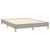 Bed Frame without Mattress Light Gray 59.8"x79.9" Queen Fabric A949-346859