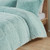 Twin/Twin XL Soft Sherpa Faux Fur 2-Piece Comforter Set in Light Teal Blue Q280-AQTWSC59132846