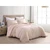 Queen Oversized Pink Ruffled Edge Microfiber Comforter Set Q280-BLQU6399