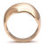 GL161 - IP Rose Gold(Ion Plating) Brass Ring with No Stone A874-GL161
