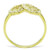 TK1398 - IP Gold(Ion Plating) Stainless Steel Ring with Top Grade Crystal  in Clear A874-TK1398