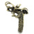 TK2444 - IP Antique Copper Stainless Steel Ring with Epoxy  in Jet A874-TK2444