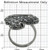 0W282 - Ruthenium Brass Ring with Top Grade Crystal  in Jet A874-0W282