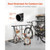 Bike Rack, Fits Tire Width 3 Inch/76.2 mm, Carbon Steel Double-Sided Grid Bike Rack Stand, Freestan E415-JYZXCTFJHSHJKX23S001V0