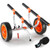 Heavy Duty Kayak Cart, 450lbs Load Capacity, Detachable Canoe Trolley Cart with 12'' Solid Tires, A E415-S450LBS12INCHFZNLV0