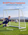 Soccer Goal 8 x 6 FT PVC Soccer Goal for Backyard with PE Net, Portable Weatherproof Set, with High E415-PVCZQMPVC86F9IF7R001V0