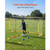 Soccer Goal 12 x 6 FT Soccer Net for Backyard Collapsible Base Yellow, Portable & Quick Setup, with E415-TZDZBXZQMTZDP0C5M001V0