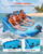 Towable Tubes for Boating, 3-Rider Inflatable Towable Tube for Boat to Pull, 510 lbs Capacity Water E415-CQTL3SFDX3RLLM38P001V0