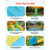 Inflatable Bounce House, 12.5 x 13.1 x 6.5 ft Inflatable Bounce House Water Slide, Bouncer Castle w E415-CQCBKWSLXSCXQDNIX001V1