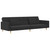 2-Seater Sofa Bed with Two Pillows Dark Gray Fabric A949-375800
