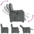  Recliner Chair Dark Grey Fabric A949-3303546