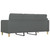  3-Seater Sofa Dark Gray 70.9" Fabric A949-359100