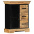  Sideboard 23.6"x11.8"x29.5" Solid Mango Wood A949-247580