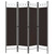  4-Panel Room Divider Brown 63"x70.9 A949-320703