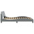  Bed Frame "Dover" Light Gray 59.8"x79.9" Fabric A949-373288