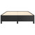  Bed Frame without Mattress Black 53.9"x74.8" Faux Leather A949-347279