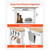 Kitchen Island Cart with Single Door Cabinet, Mobile Carts with Drawer, Towel Rack, Hooks, Portable E415-BFBYDKCFDBS1FW1W4001V0