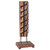  Wine Rack for 6 Bottles 13.8"x13.8"x39.4" Solid Teak Wood A949-288809