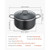 Aluminum Stock Pot, 8-Quart Nonstick Ceramic Coated Pot with Glass Lid, PFOA-Free, PFAS-Free, Compa E415-JTTG8QTLLSDGU04B6001V0