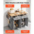 Kitchen Island Cart with Storage, 43.7 in Wide Mobile Rolling Storage Island on Swivel Wheels, with E415-CFD2C4M09MBKG6IIO001V0