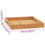  Serving Tray 19.7"x19.7" Solid Wood Teak A949-315457