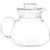 1.5 Quart Stovetop Clear Glass Teapot Kettle with Lid - Microwave Safe Q280-SGTSC26990158