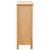  Wine Cabinet 28.3"x12.5"x35.4" Solid Oak Wood A949-247043