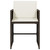  Patio Chairs with Cushions 4 pcs Brown Poly Rattan A949-4007458