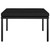  3 Piece Patio Lounge Set with Cushions Black PVC A949-48594