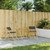  Folding Patio Table 21.7"x29.5" Bamboo A949-365881