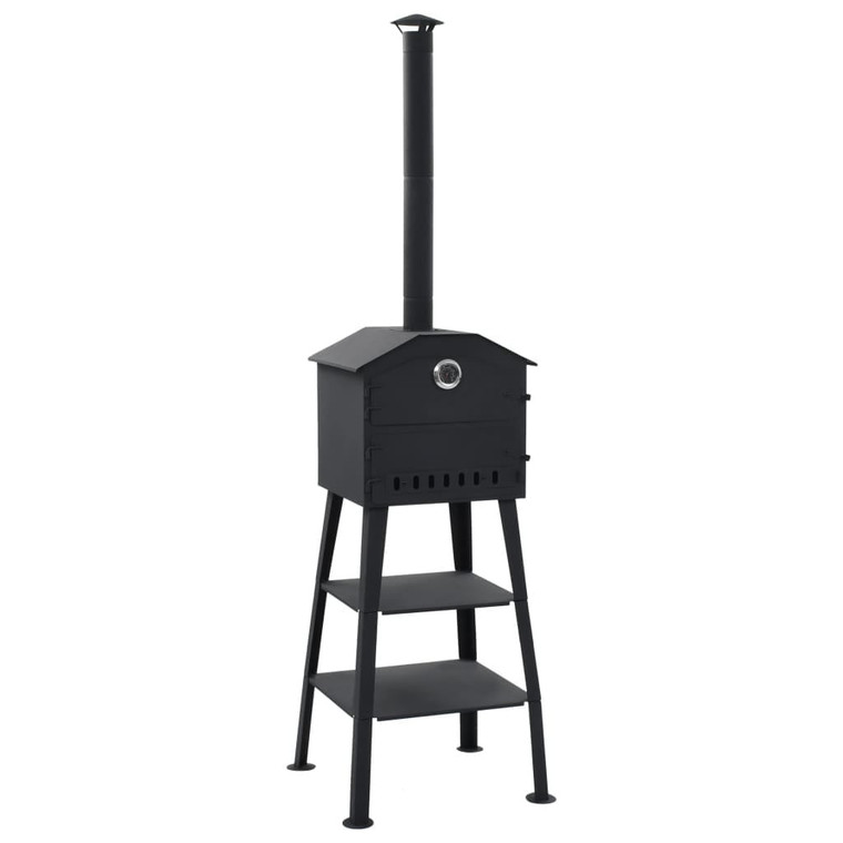  Outdoor Pizza Oven Charcoal Fired with 2 Fireclay Stones A949-40362