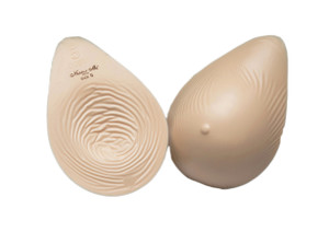 Lightweight Tapered Oval Silicone Mastectomy Breast Form #875