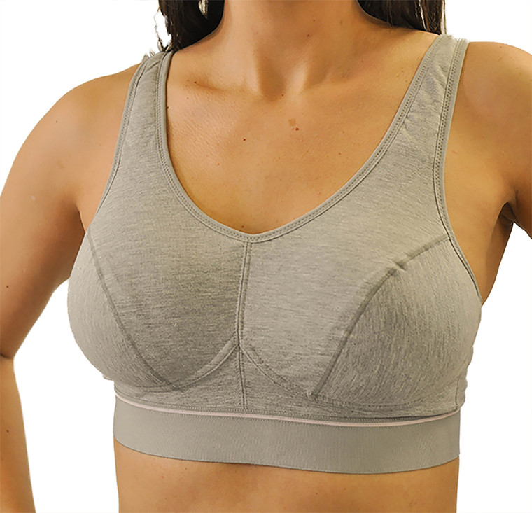 Nearly Me -Cotton Soft Comfort Cup Post Mastectomy Lumpectomy Pocket Sports Bra #550