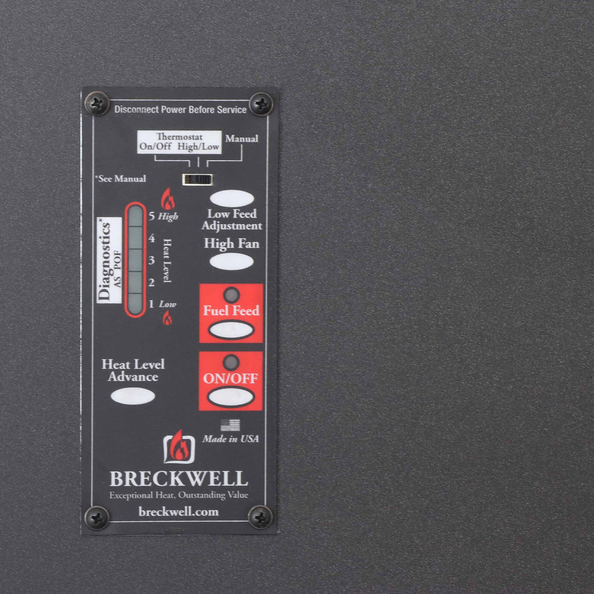 Breckwell SP1000E Big E Pellet Stove