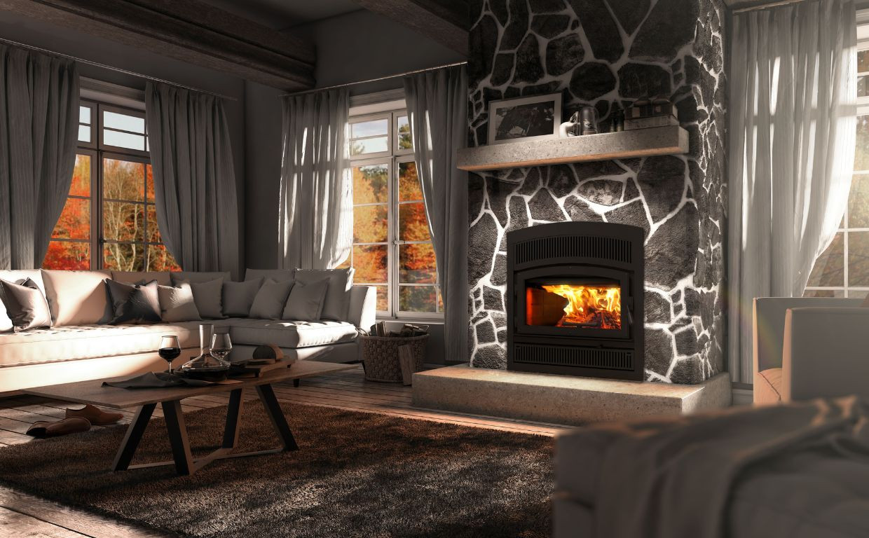 Valcourt Lafayette II Wood Fireplace