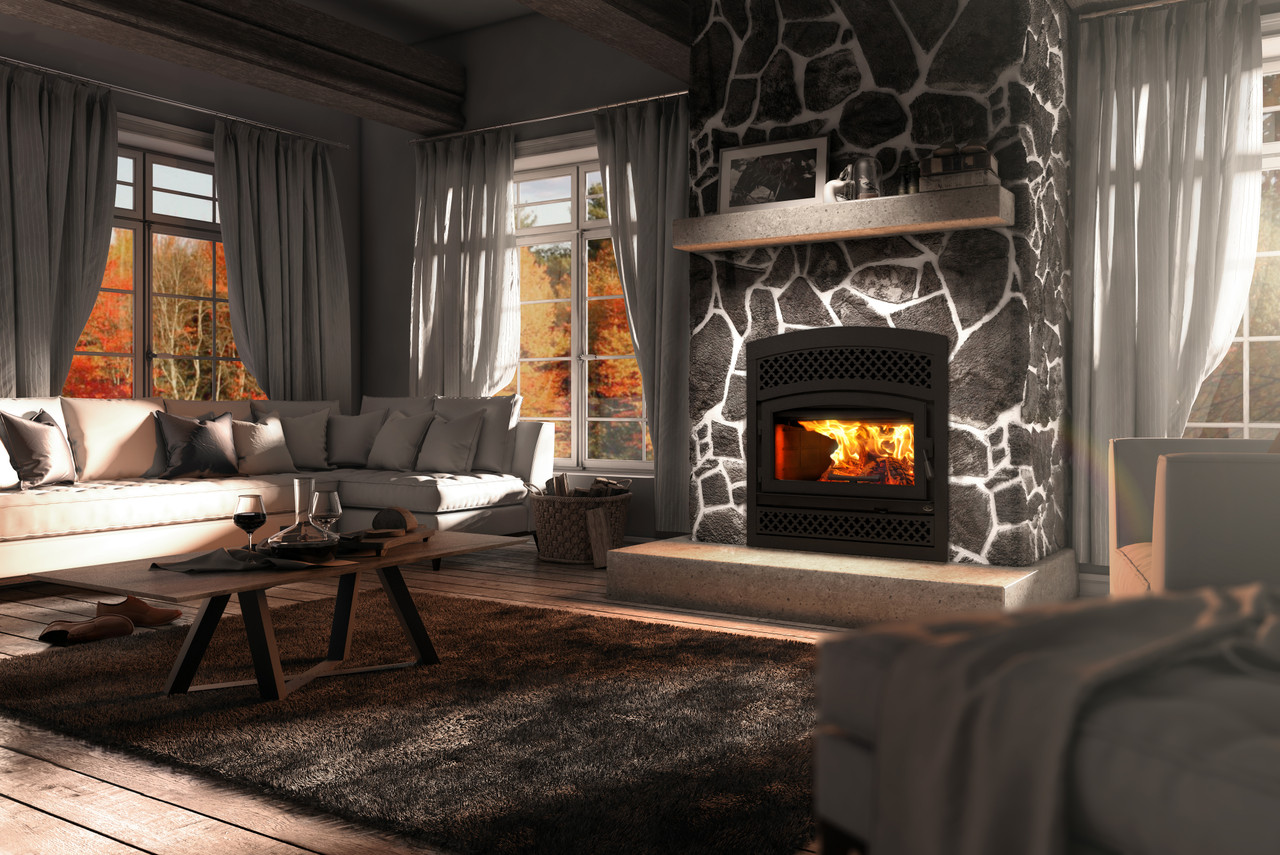 Valcourt Lafayette II Wood Fireplace