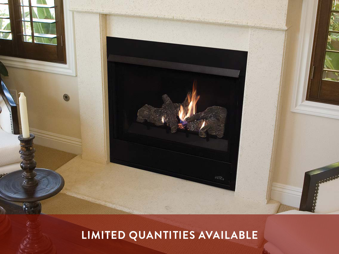 Aries 33 - Electronic Ignition, Oak Logs, Top Vent (NG)