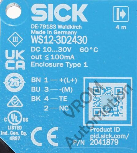 Surplus SICK DE-79183 SICK Scanner Red Lighto - VROM Automation