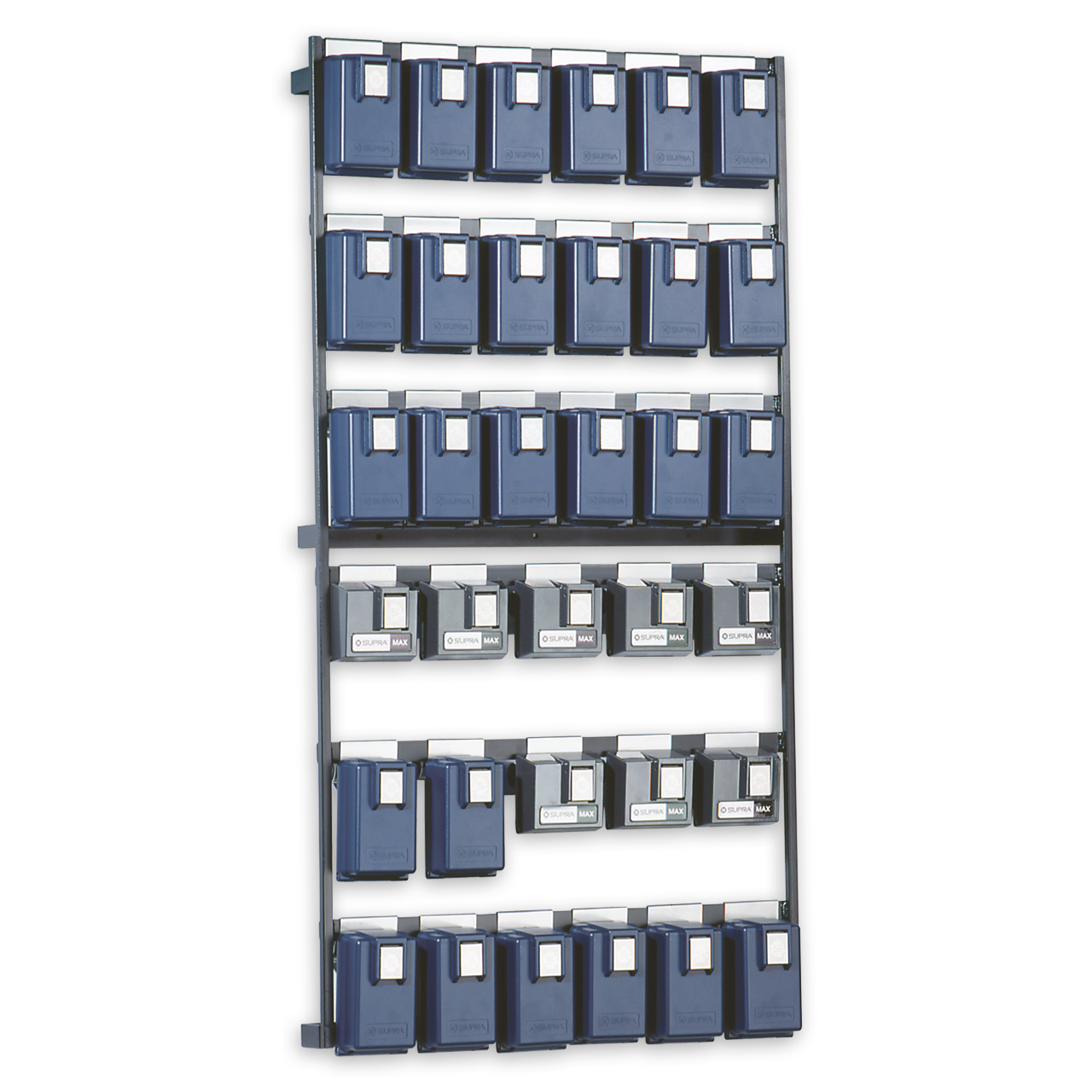 Key Lock Box Storage Rack Indigo