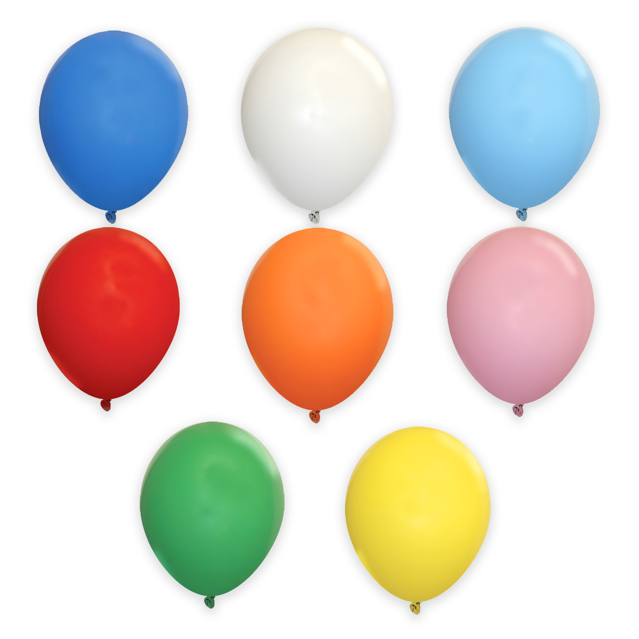 picture Pink Blue And Green Balloons premium 17 latex balloons solid colors