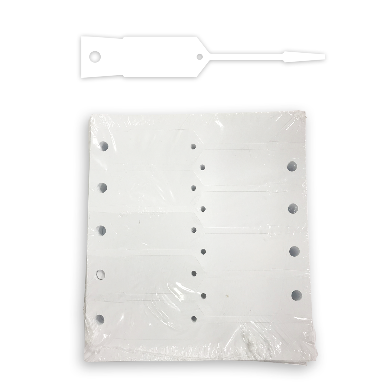 Plastic Service Key Tags